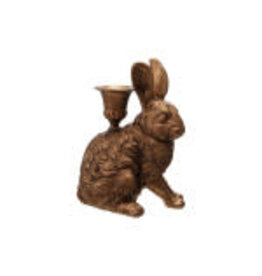 Resin Rabbit Taper Candle Holder