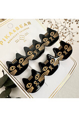Pika & Bear Triple Trouble Cat Face Hair Clip