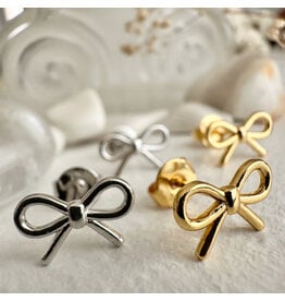 Pika & Bear Zooey Bow Stud Earrings -