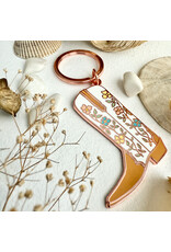 Pika & Bear Enamel Keychain -