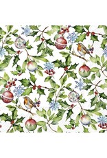 Christmas Holly - Luncheon Paper Napkin