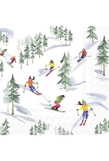 Down The Slope - Luncheon Paper Napkin