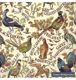 Game Birds Paper Cocktail Napkins
