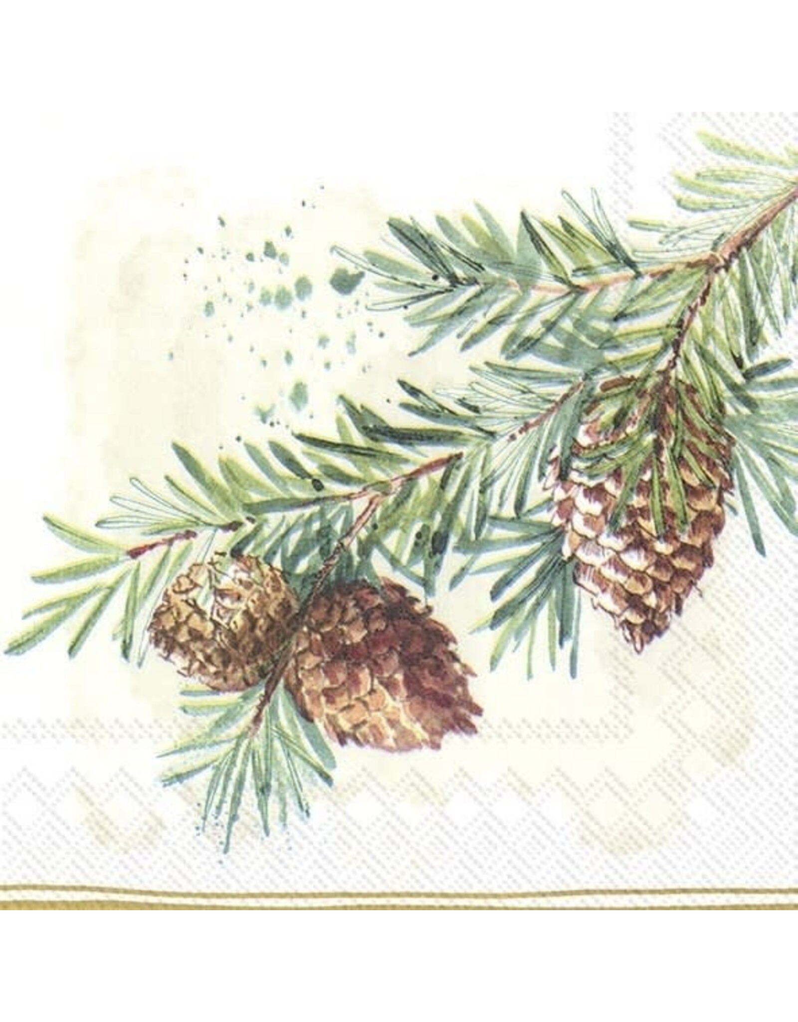 Decorative Branches Paper Cocktail Napkins