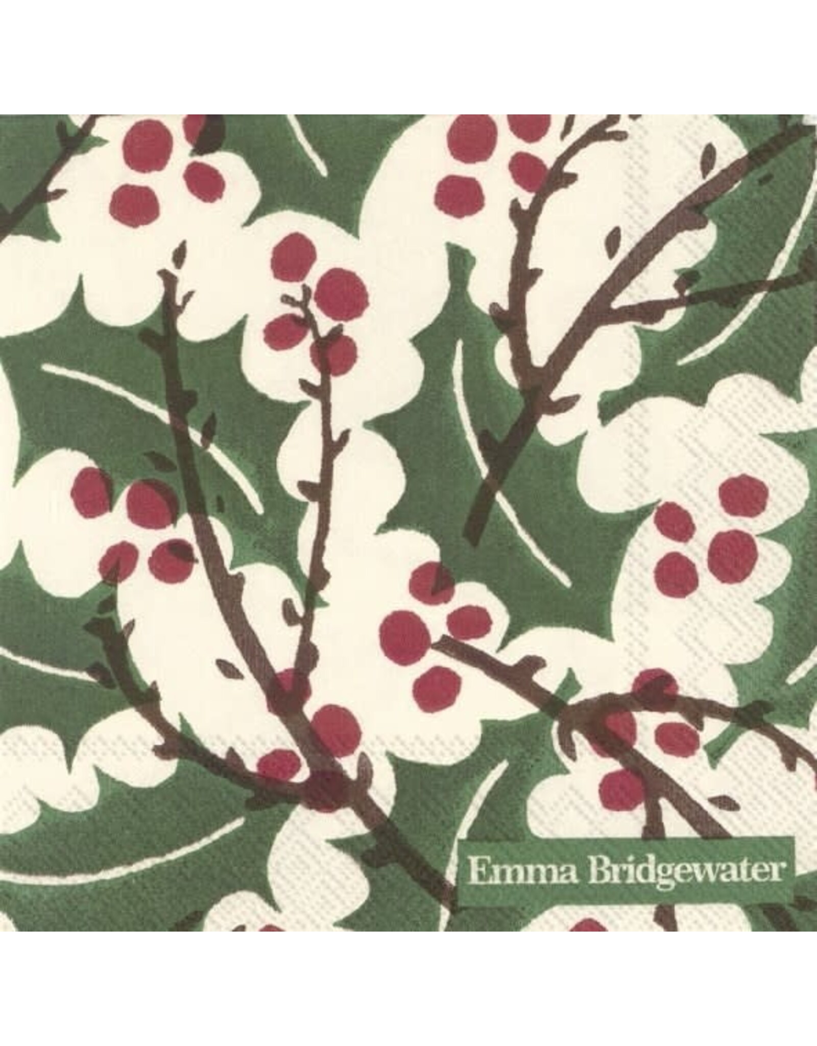 Holly And Berry Paper Cocktail Napkins