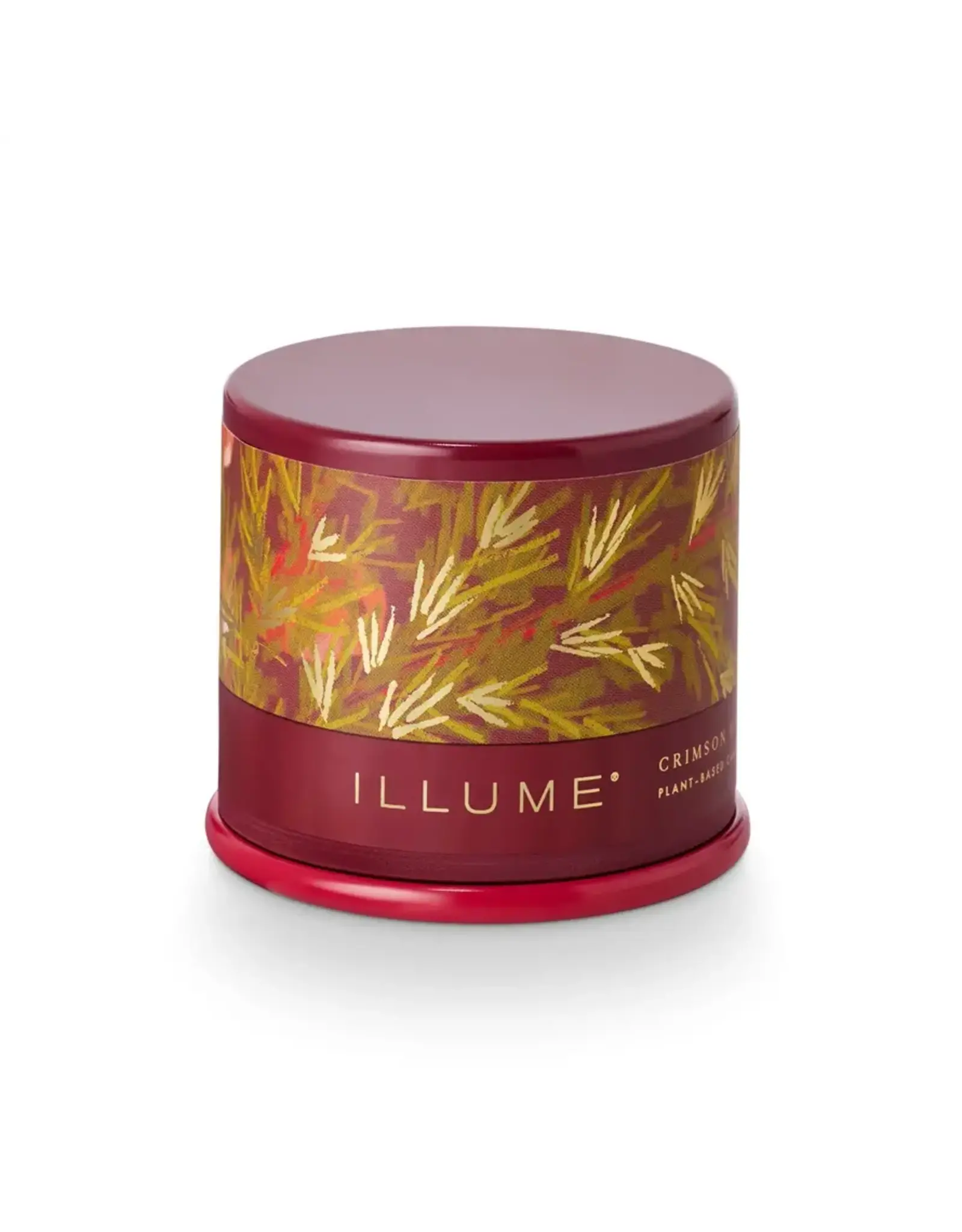 Illume Crimson Woods Demi Tin Candle