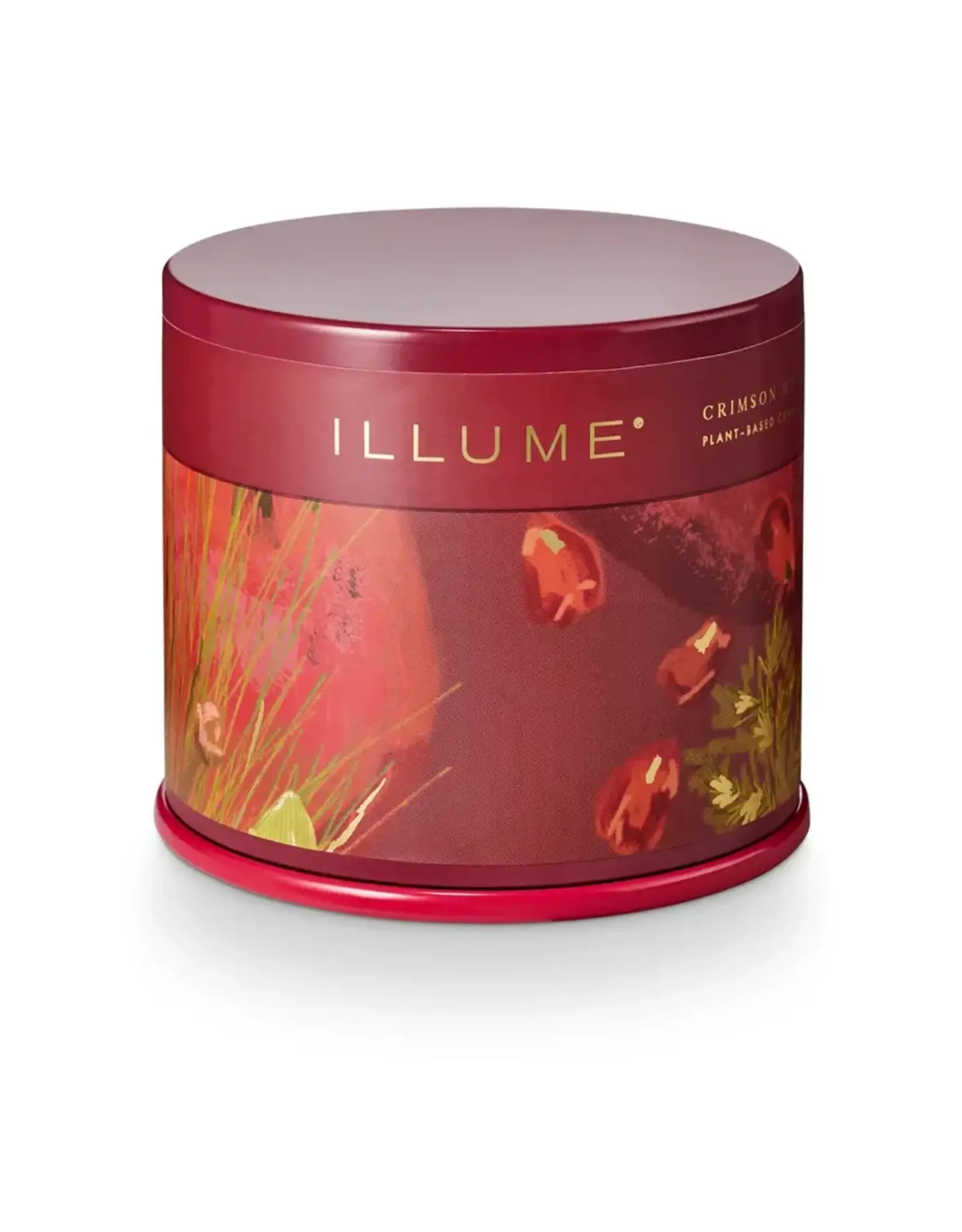 Illume Crimson Woods Large Tin Candle