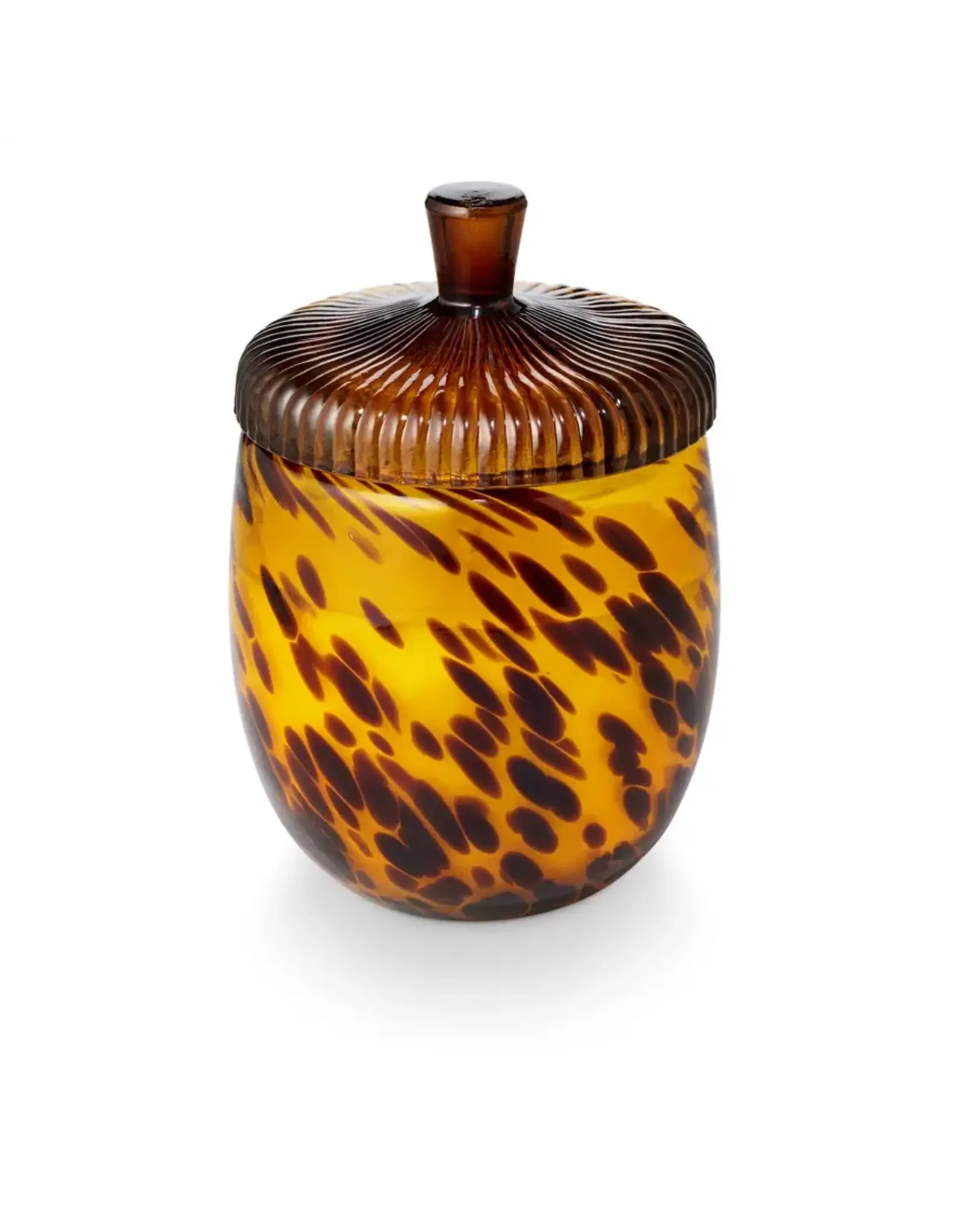 Illume Woodfire Glass Acorn Candle