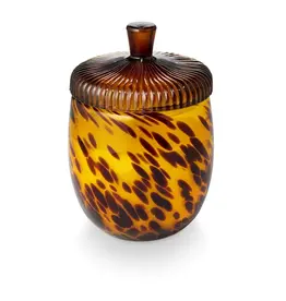 Illume Woodfire Glass Acorn Candle