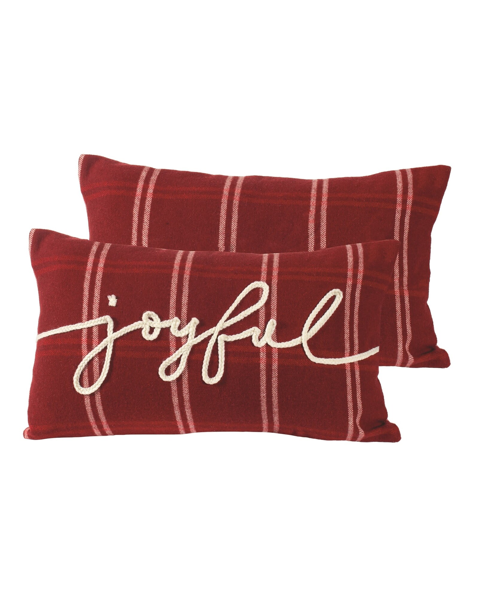 Red Plaid Pillow - Joyfull