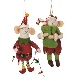Felt Mice - Elf -