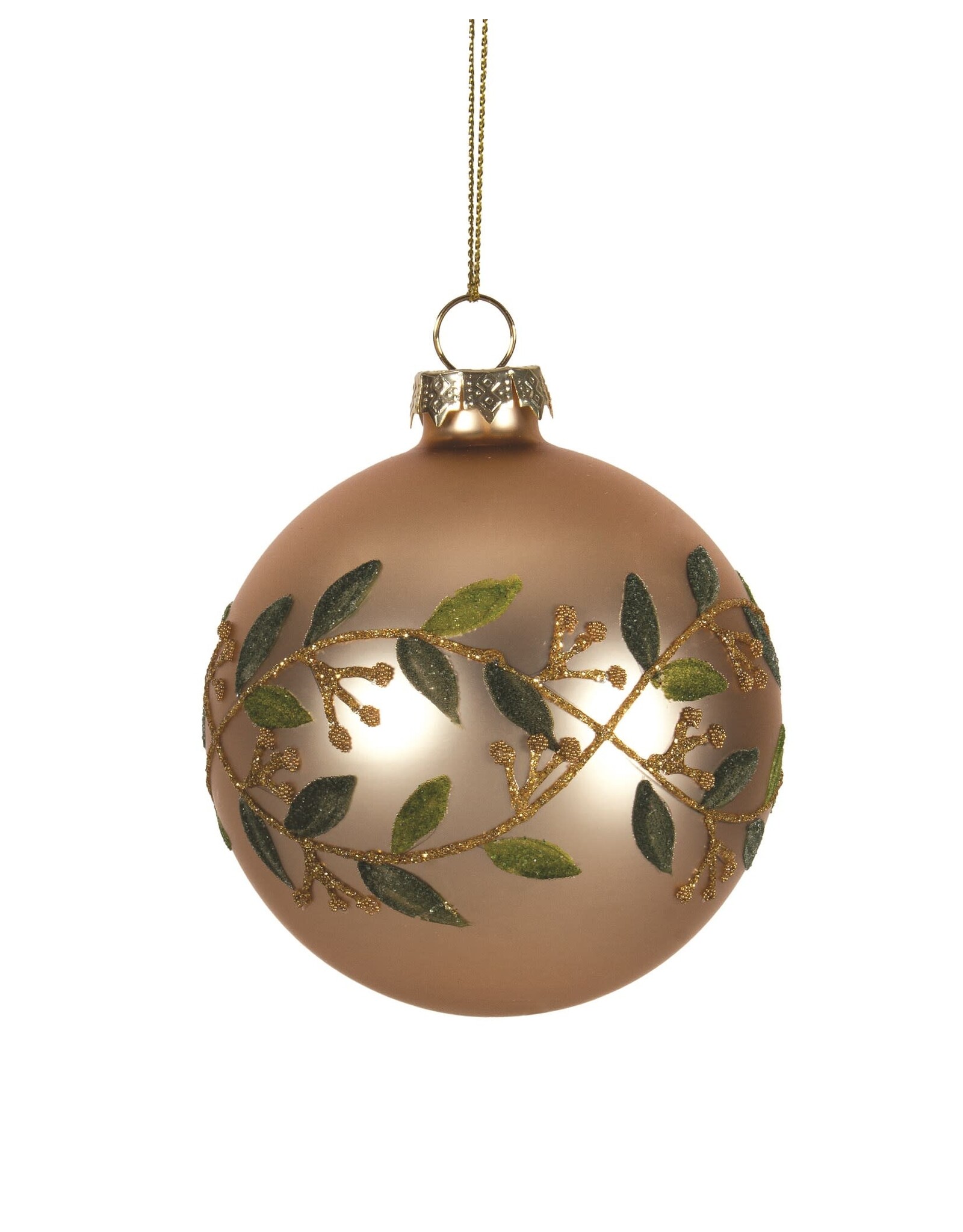 Matte Gold w Leaf Branch