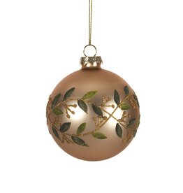 Matte Gold w Leaf Branch