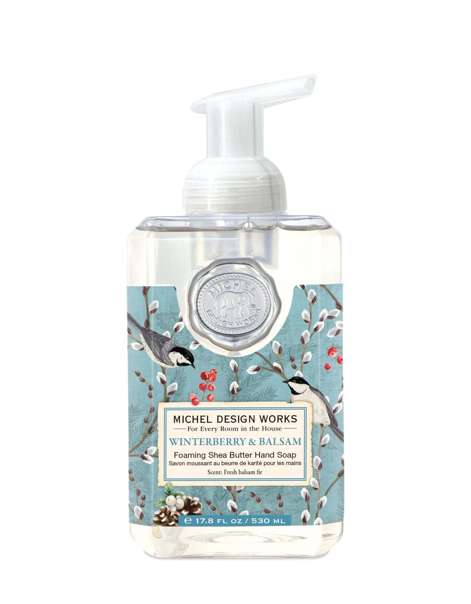 Michel Design Winterberry & Balsam Foam Soap