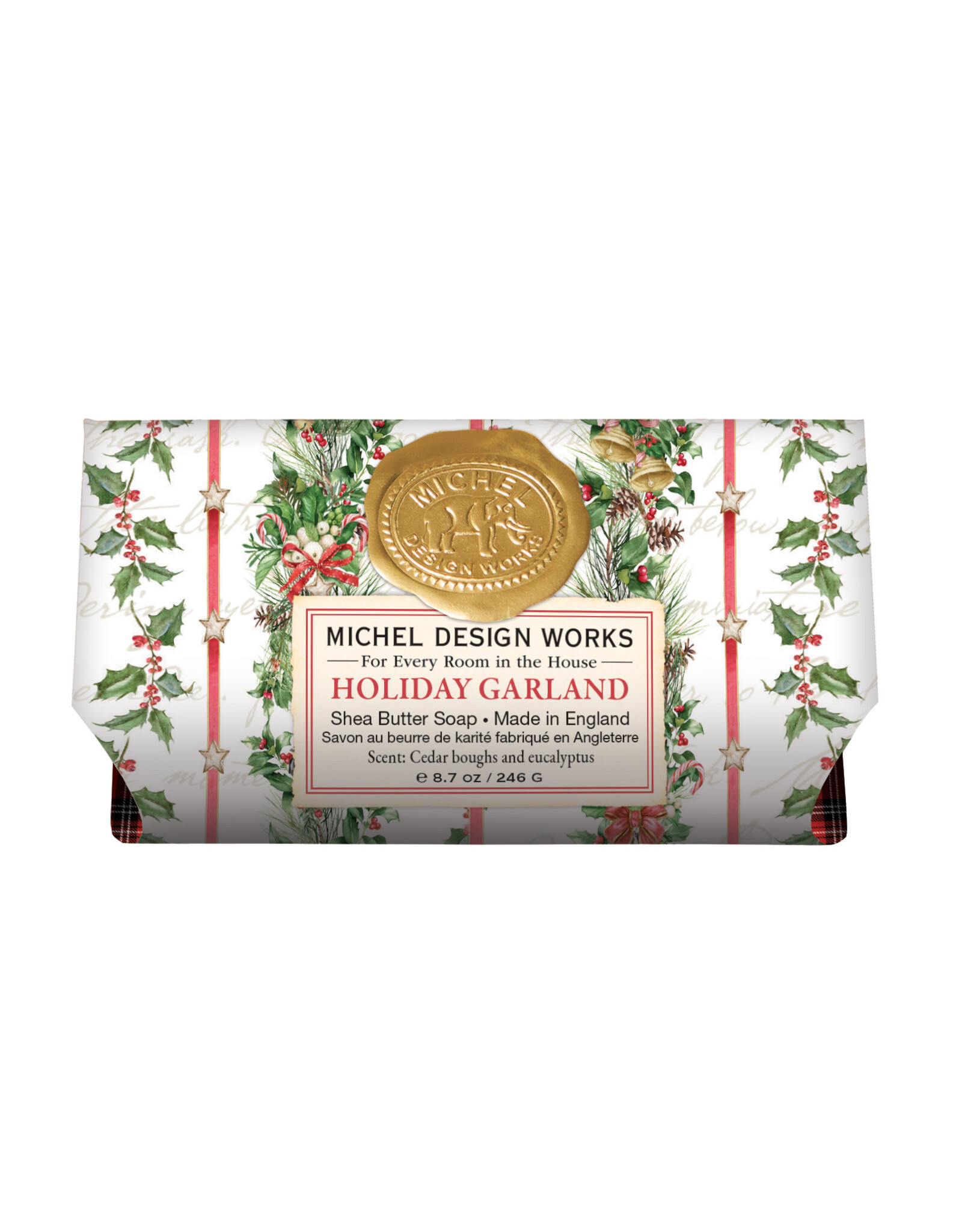 Michel Design Holiday Garland Large Bath Bar