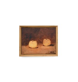 Pumpkin Canvas Print in Wood Frame