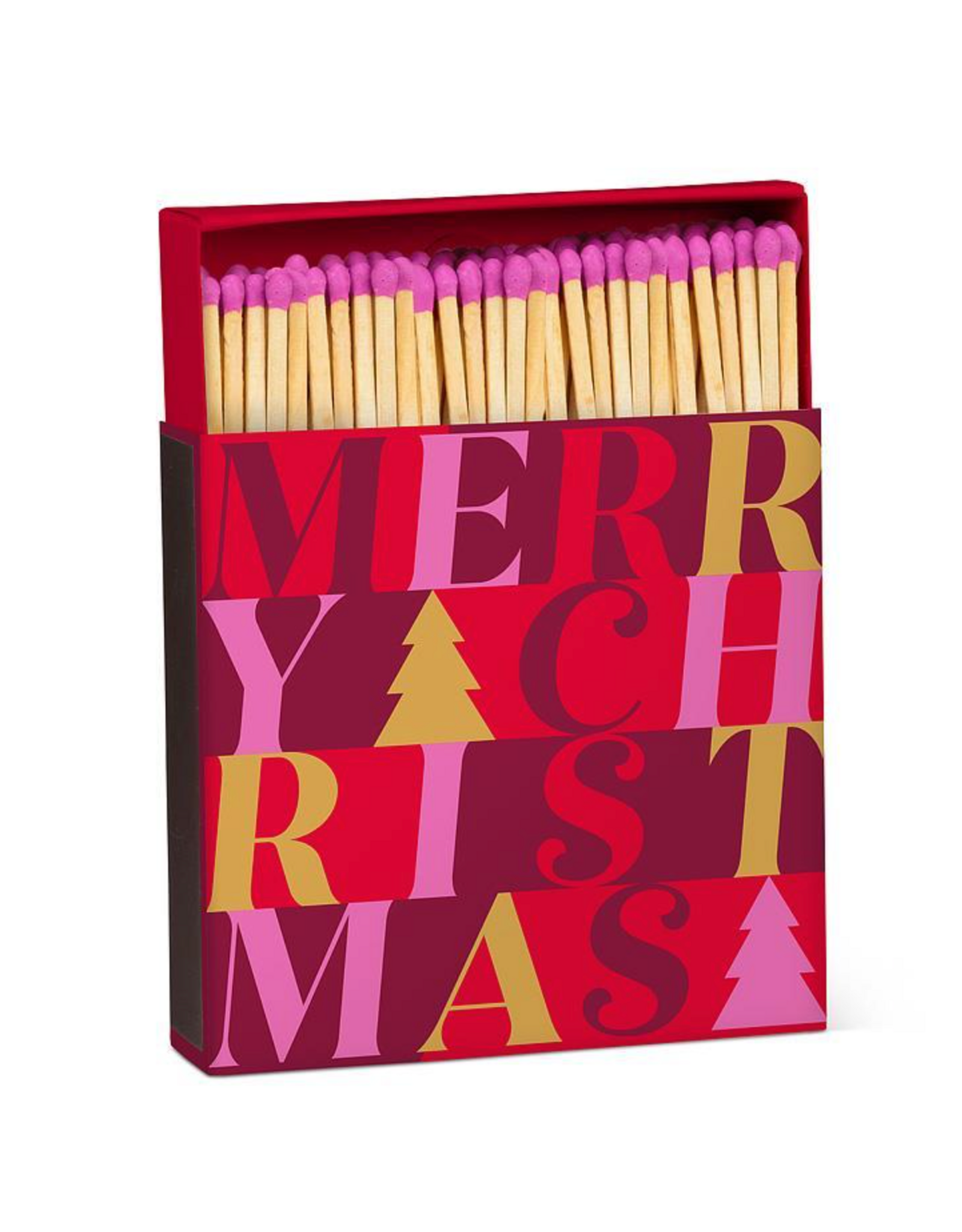 Merry Christmas Square Match Box