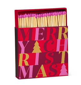 Merry Christmas Square Match Box