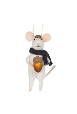 Standing Mouse with Scarf Ornament Standing Mouse with Scarf Ornament