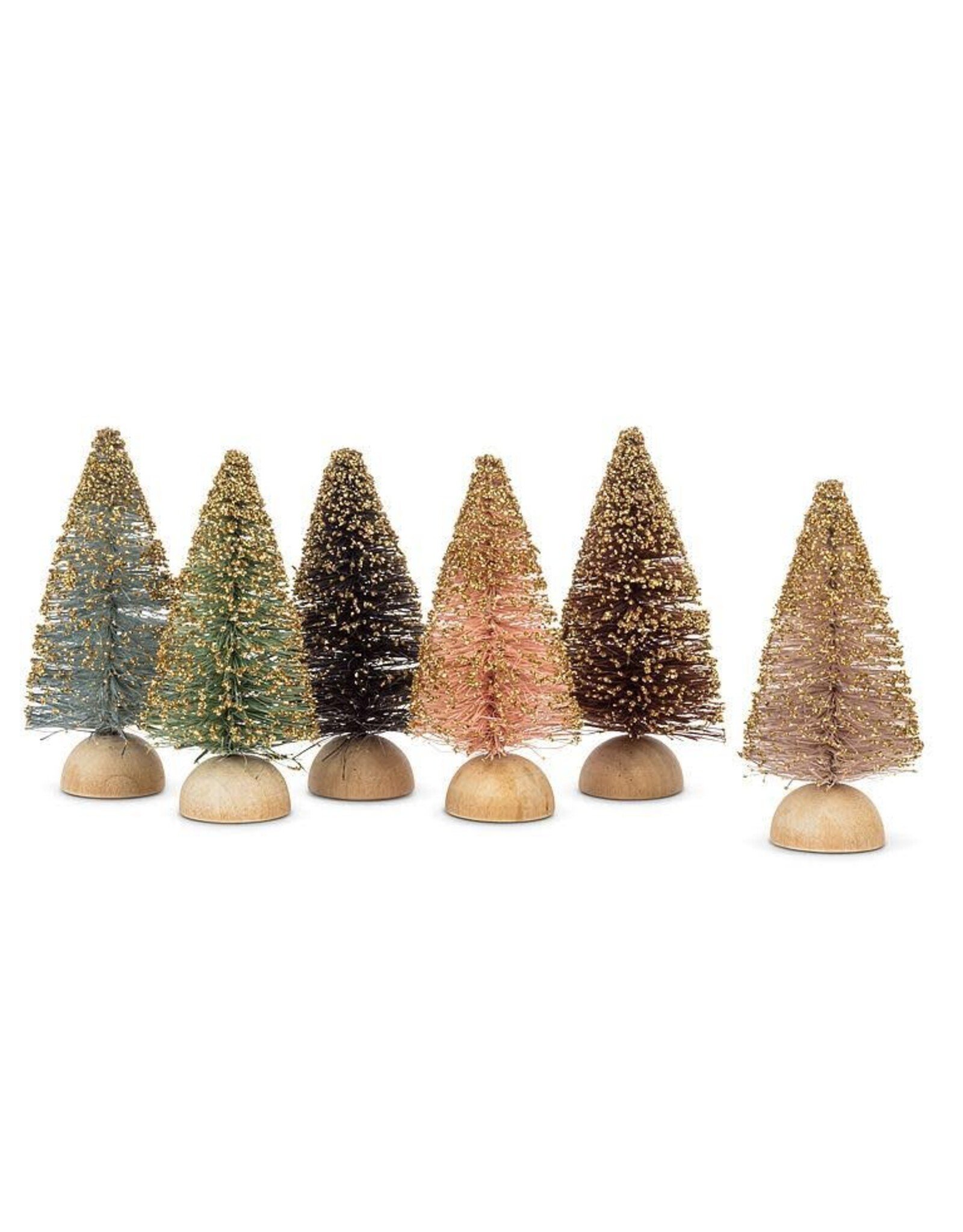 Mini Brush Tree w Glitter