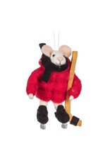 Hockey Mouse Ornament