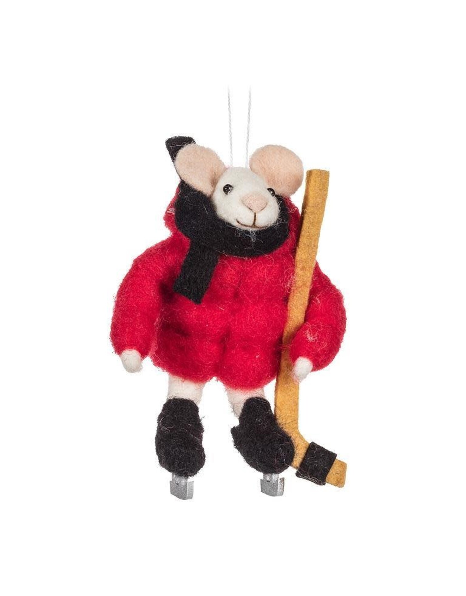 Hockey Mouse Ornament