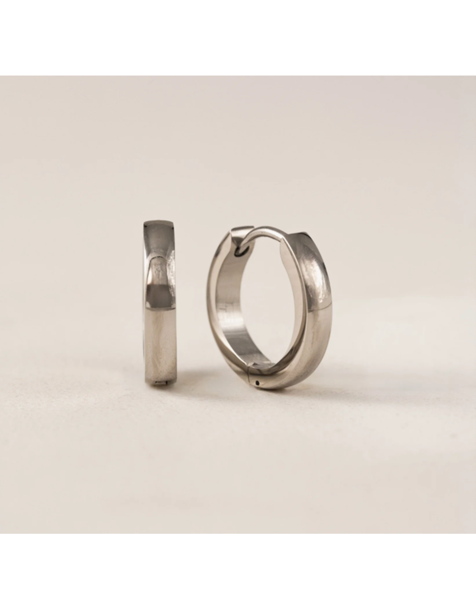 Maya 16mm Hoops - Silver