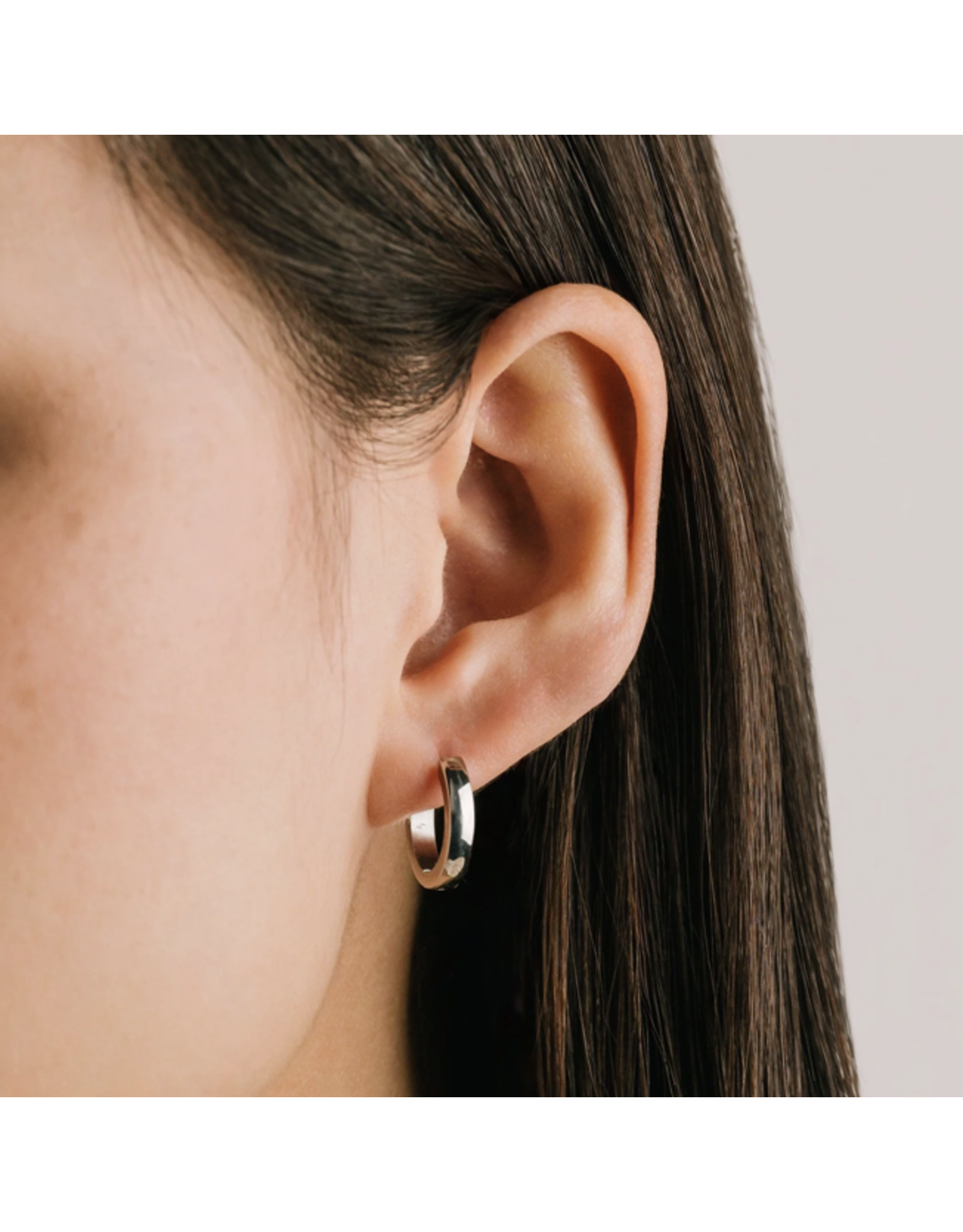 Maya 16mm Hoops - Silver