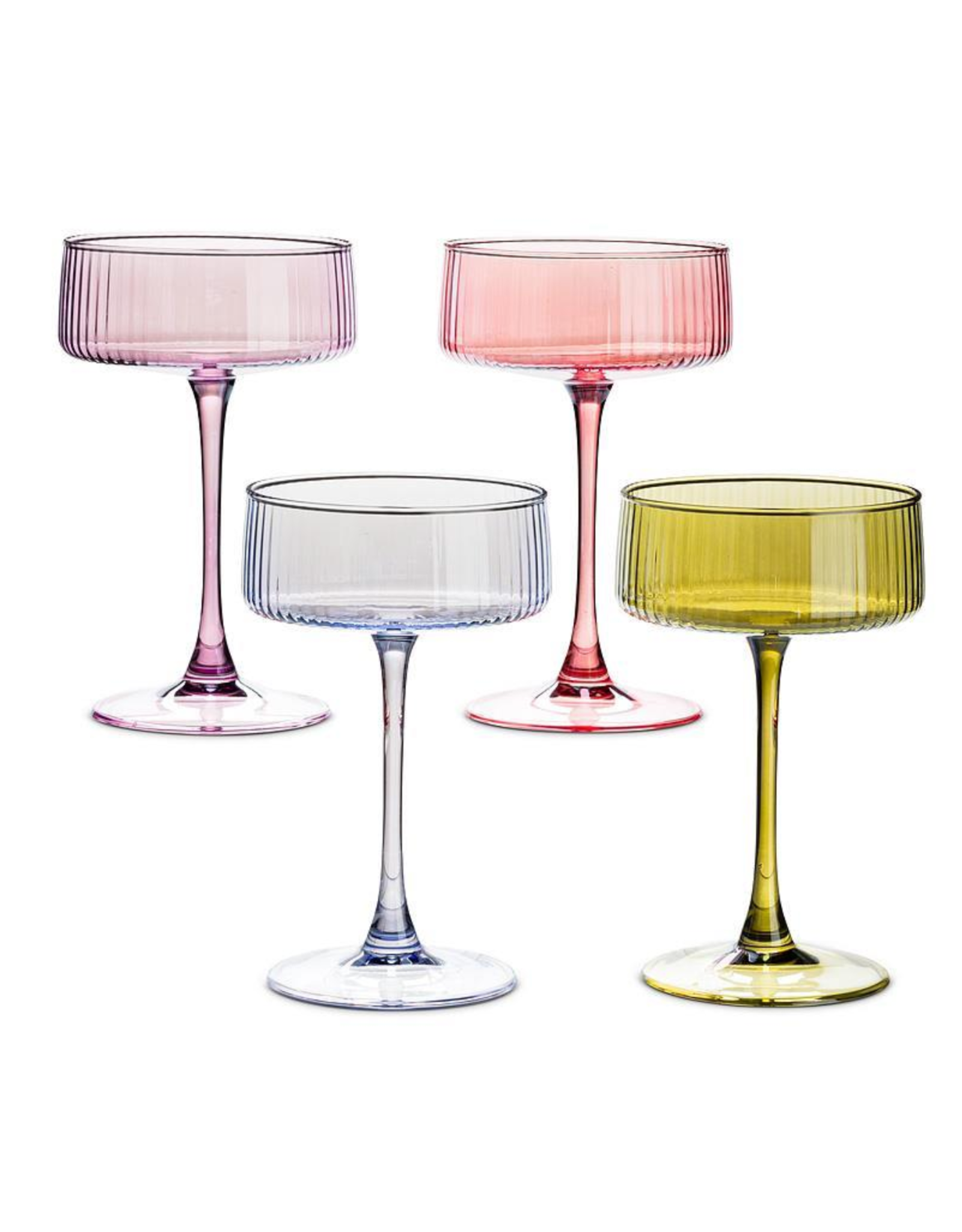 Lustre Tight Optic Cocktail Coupe - set of 4