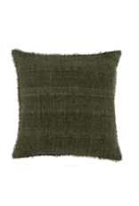 Lina Linen Pillow - Avocado - 20 x 20