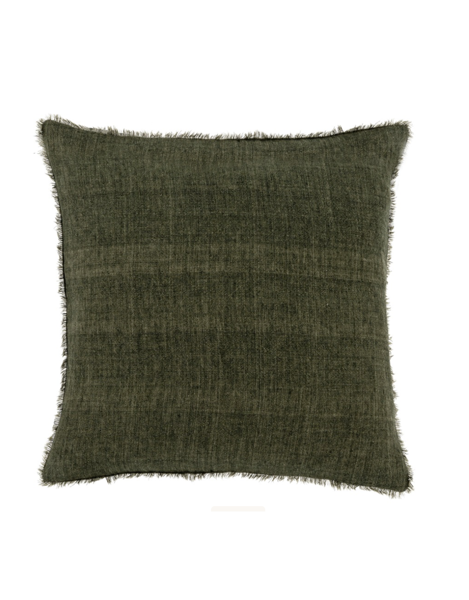 Lina Linen Pillow - Avocado - 20 x 20