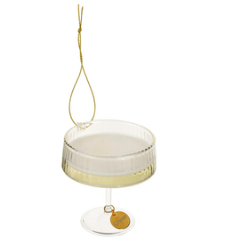 Champagne Coupe Ornament