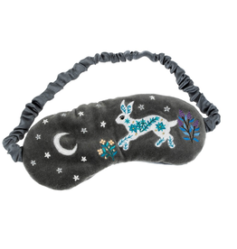 Celestial Rabbit Velvet Eye Mask