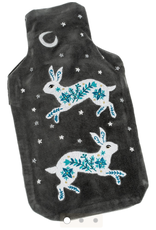 Celestial Rabbit Velvet Hot Water Bottle