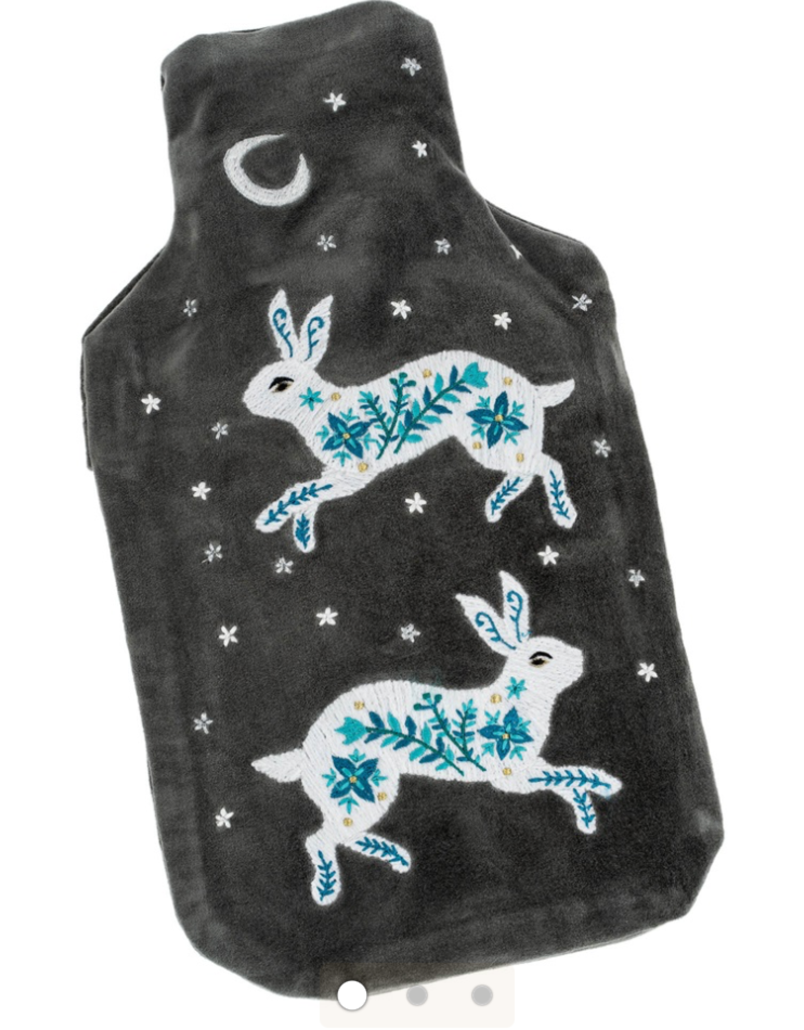 Celestial Rabbit Velvet Hot Water Bottle