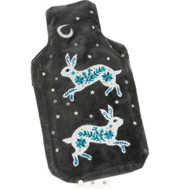 Celestial Rabbit Velvet Hot Water Bottle