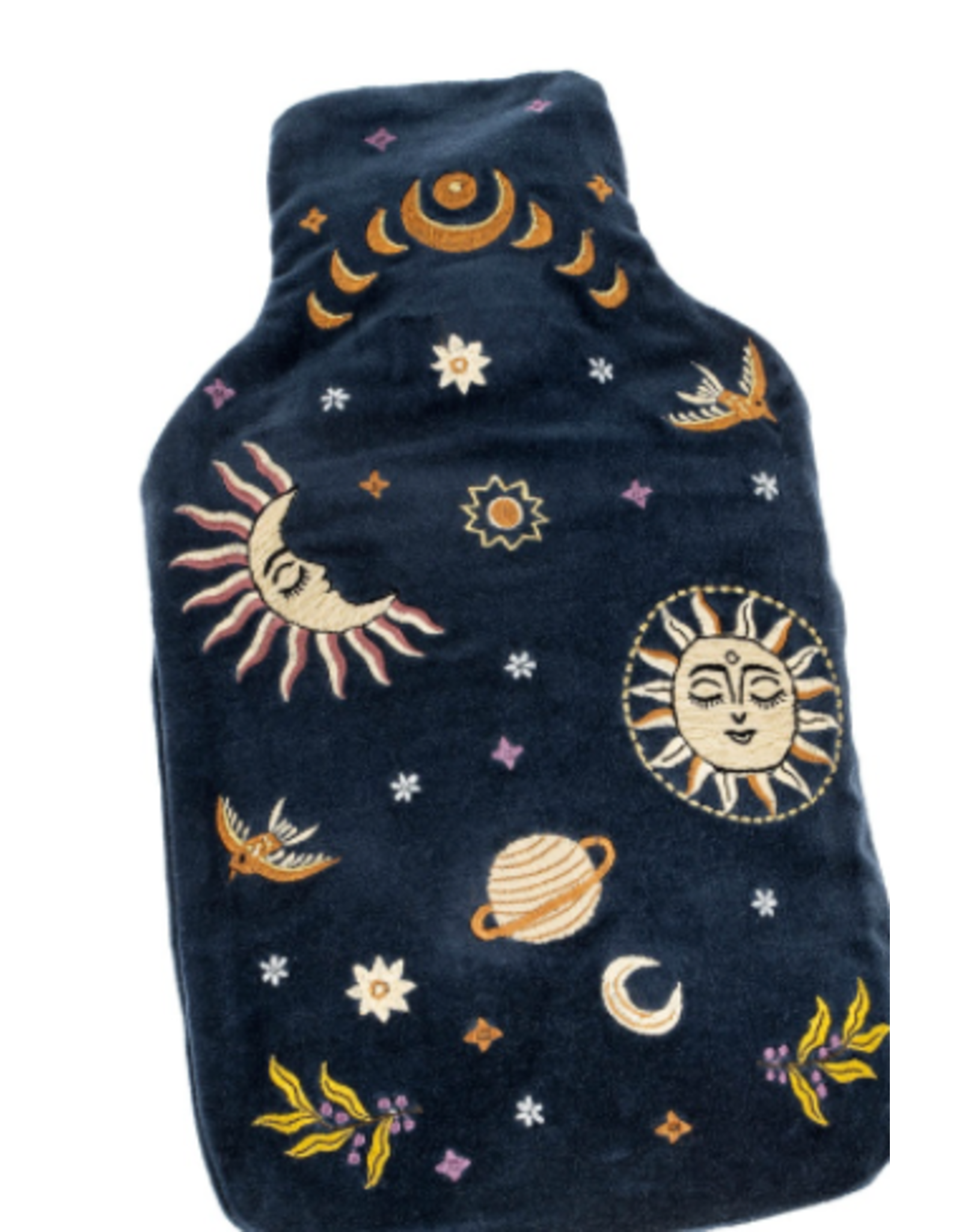 Night Sky Velvet Hot Water Bottle