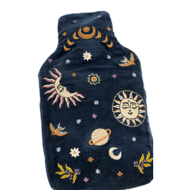 Night Sky Velvet Hot Water Bottle Night Sky Velvet Hot Water Bottle