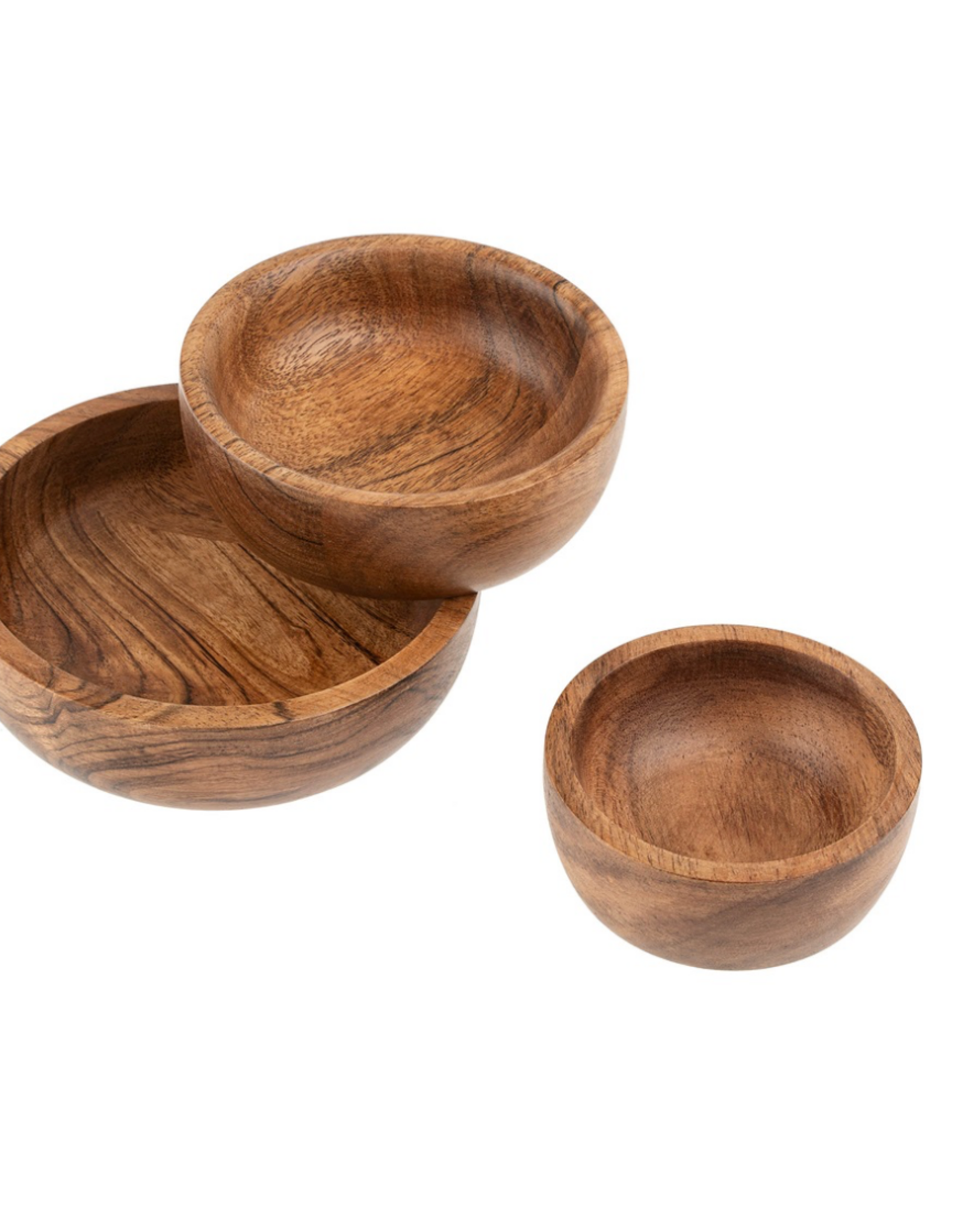 Acacia Mini Bowls - Set of 3