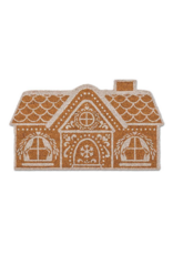 Gingerbread House Shaped Doormat