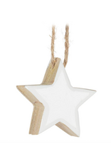 Thick Wooden Star Ornament