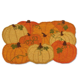 Colourful Pumpkins Shaped Doormat