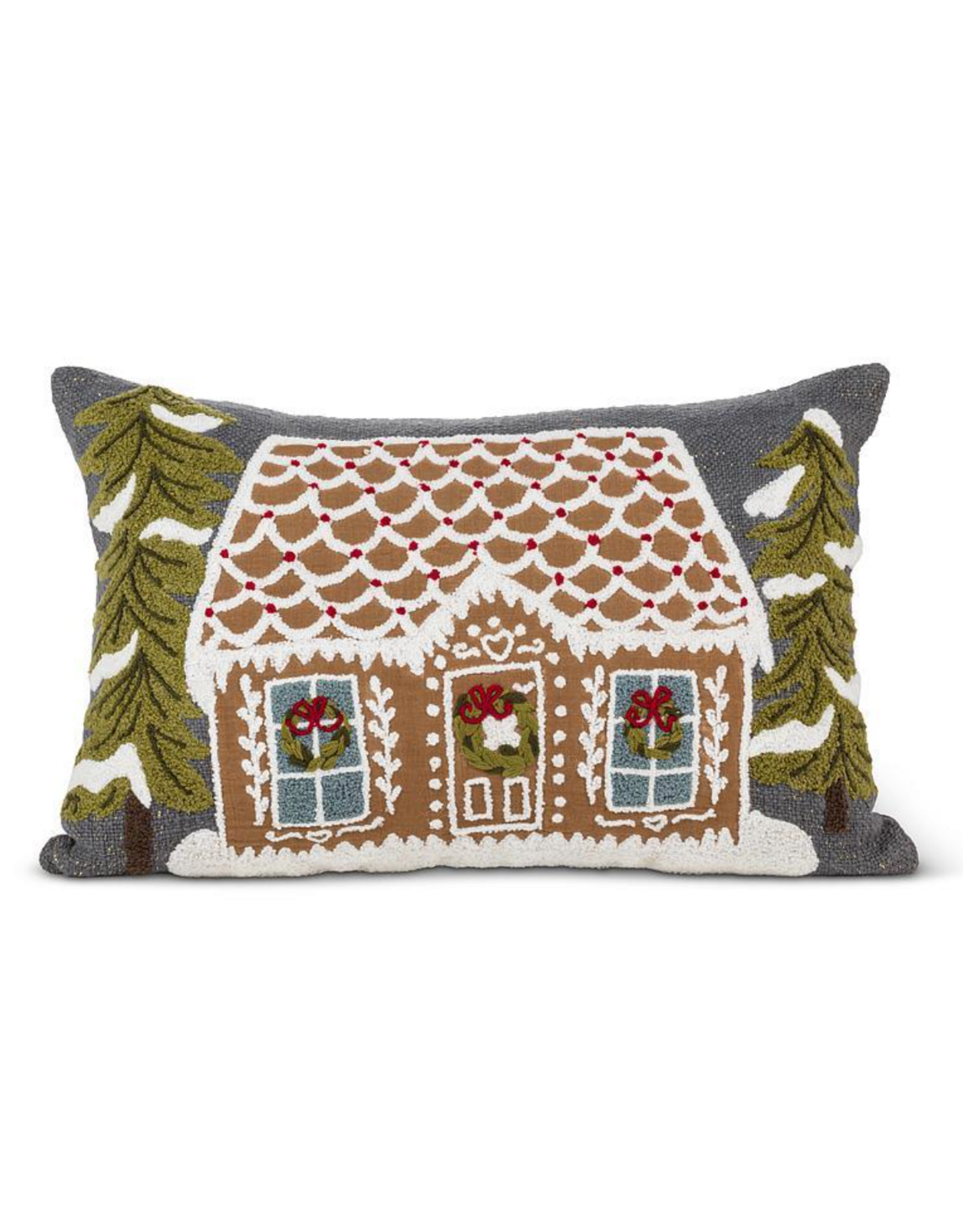 Gingerbread House Rectangular Pillow - 12"x17"