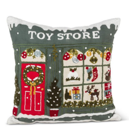 Toy Shop Square Pillow - 17"x17"
