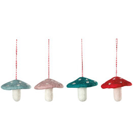 Mushroom Gems Felt Christmas Tree Ornament