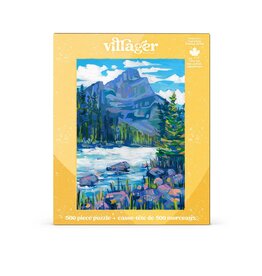 Villager Puzzles Kicking Horse Mountain- 500 Piece Puzzle Villager Puzzles Kicking Horse Mountain- 500 Piece Puzzle