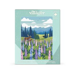 Villager Puzzles Lupines Meadow - 1000 Piece Puzzle