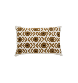 Blossom Embroidered Pillow