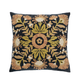 Primrose Embroidered Pillow - 20x20