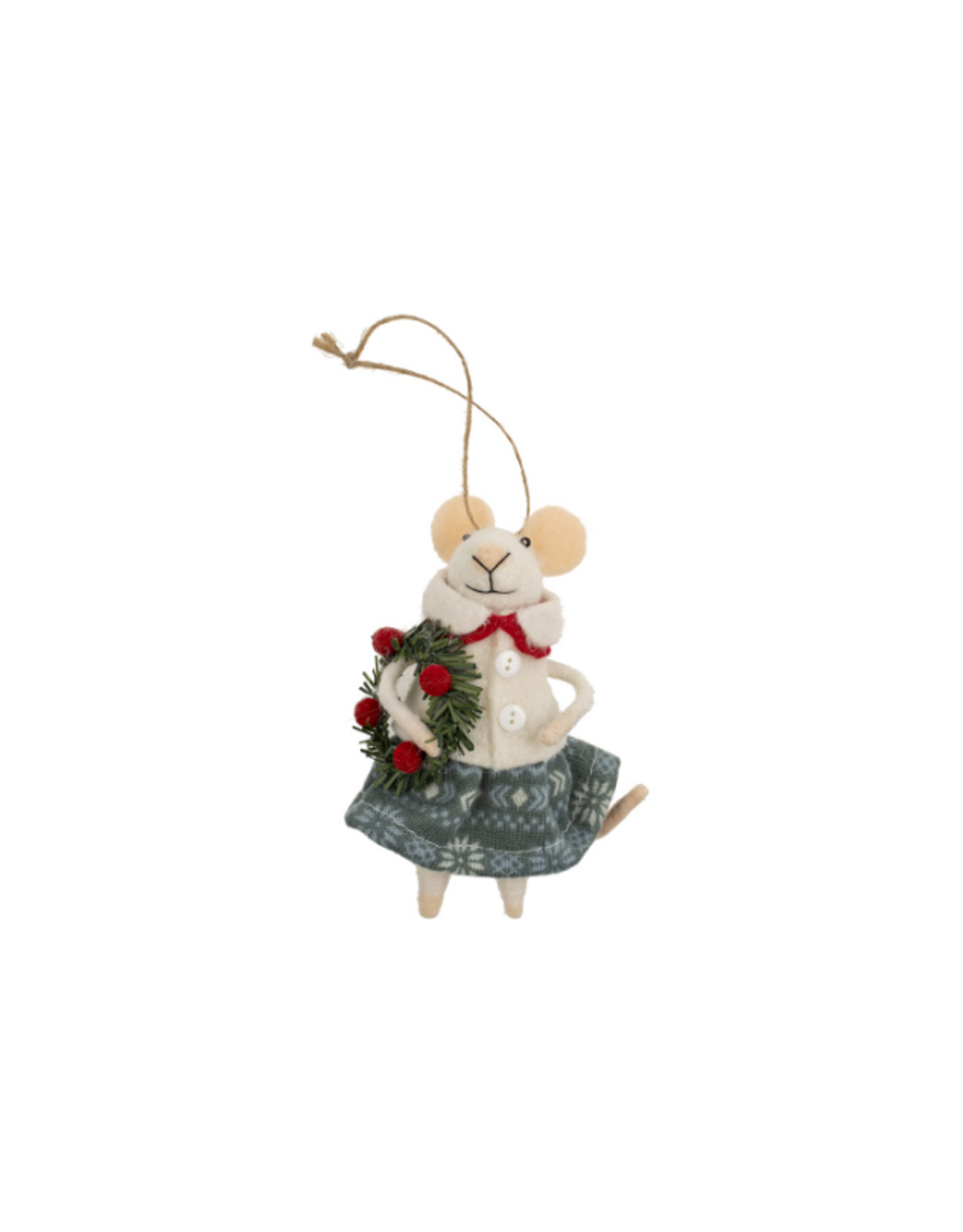 Traditional Tabitha Mouse Ornament